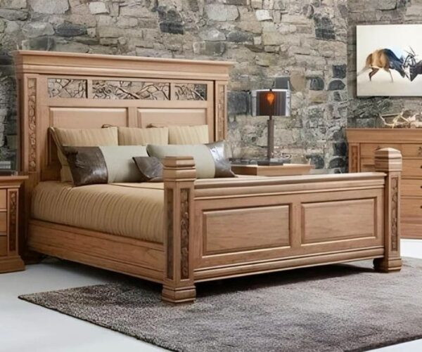 Solid master bed set