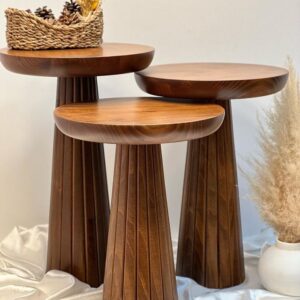 Coffee table set pure wood