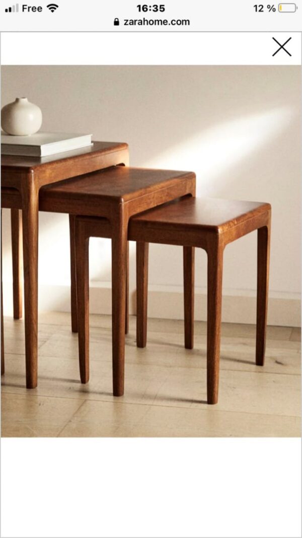 Straight leg netset table